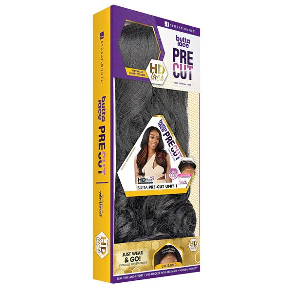 Sensationnel Butta Synthetic Pre Cut Glueless HD Lace Wig - BUTTA PRE CUT UNIT 1 - Mose Wig