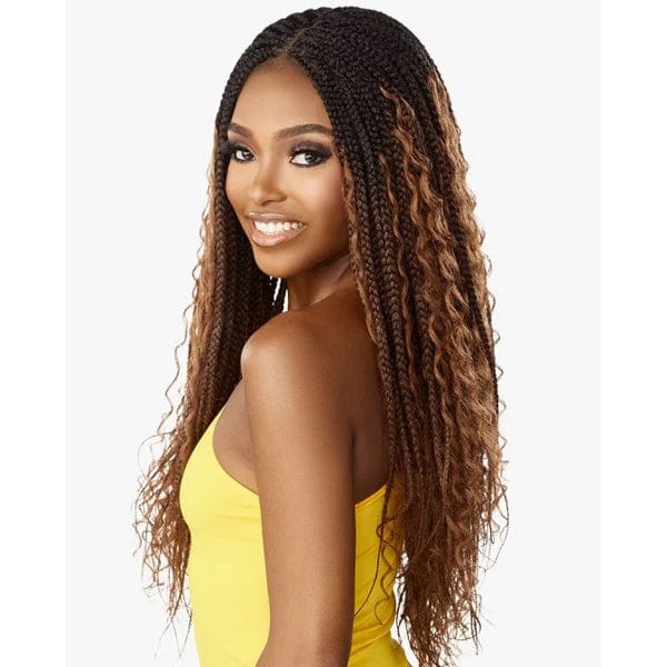 Sensationnel Cloud 9 4x4 Braid Lace Front Wig - MERMAID BOX BRAID 30�� - Mose Wig