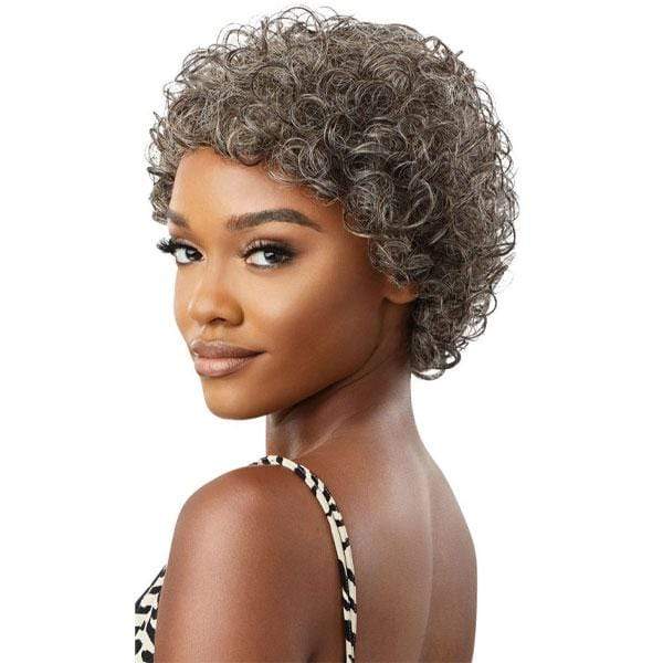 Outre 100% Human Hair Fab & Fly Gray Glamour Wig - VERONICA - Mose Wig