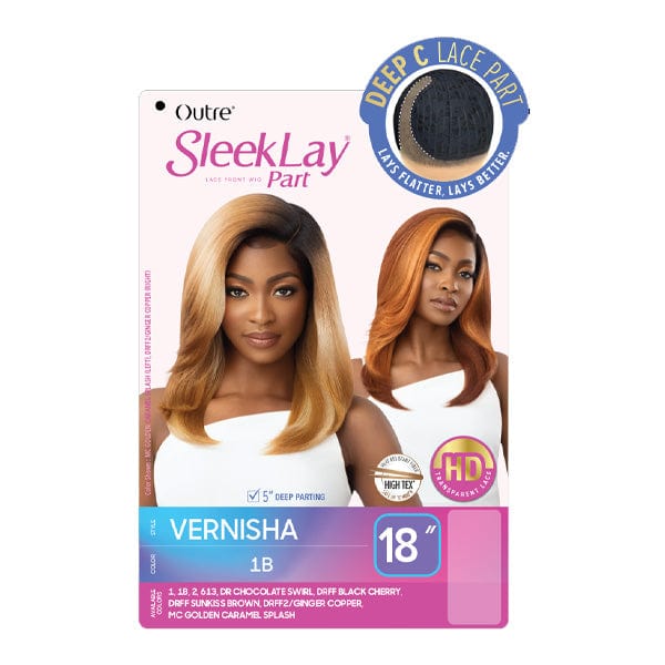 Outre Synthetic Sleeklay Part HD Lace Front Wig -  VERNISHA - Mose Wig