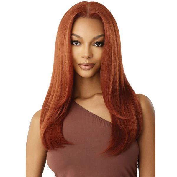 Outre Human Hair Blend 5x5 Lace Closure Wig - HHB NATURAL YAKI 22