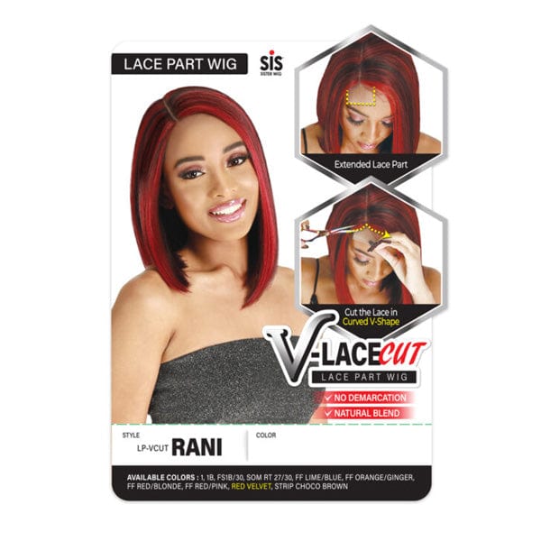 Zury Sis V-Lace Cut Synthetic Hair Lace Part Wig - LP VCUT RANI - Mose Wig