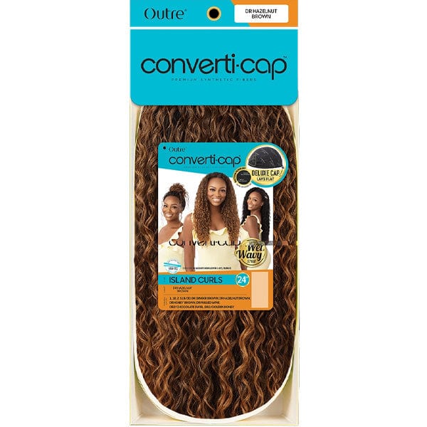 Outre Converti Cap Wet & Wavy Synthetic Hair Wig - ISLAND CURLS - Mose Wig