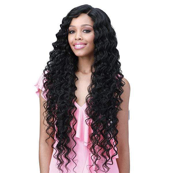 Bobbi Boss Miss Origin Human Hair Blend 13X6 Frontal Lace Wig - MOGLWOC32 OCEAN WAVE 32 - Mose Wig