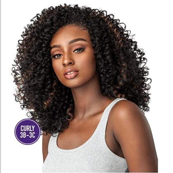 Sensationnel Instant Weave Curls Kinks & CO Synthetic Half Wig - CURLY 3B-3C SHOW STOPPER - Clearance - Mose Wig