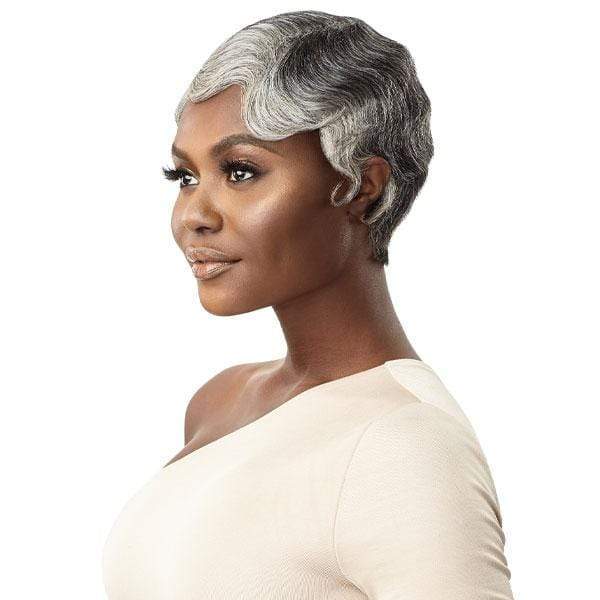 Outre 100% Human Hair Fab & Fly Gray Glamour Wig - MARINETTE - Mose Wig