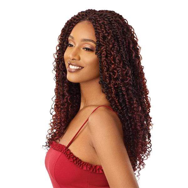Outre X-Pression Twisted Up 4X4 Lace Front Wig - BOHO PASSION WATERWAVE 22
