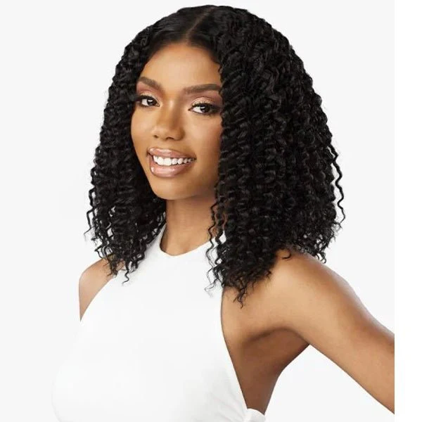 Sensationnel Butta Human Hair Blend Wet & Wavy Lace Front Wig - WATER WAVE 12