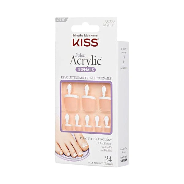 KISS SALON ACRYLIC Toenails Walk Away - KSAT01 - (C) - Mose Wig