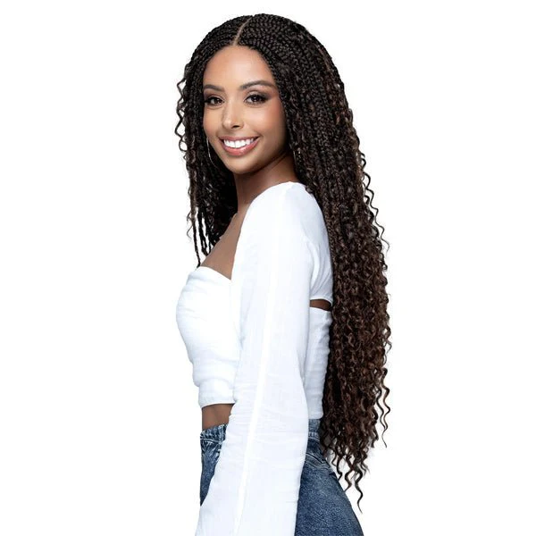 Bobbi Boss Synthetic Hair Lace Front Wig - MLF624 BOX BOHO BRAID 30 - Mose Wig