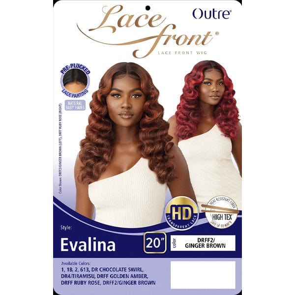 Outre Synthetic Swiss HD Lace Front Wig - EVALINA - Mose Wig