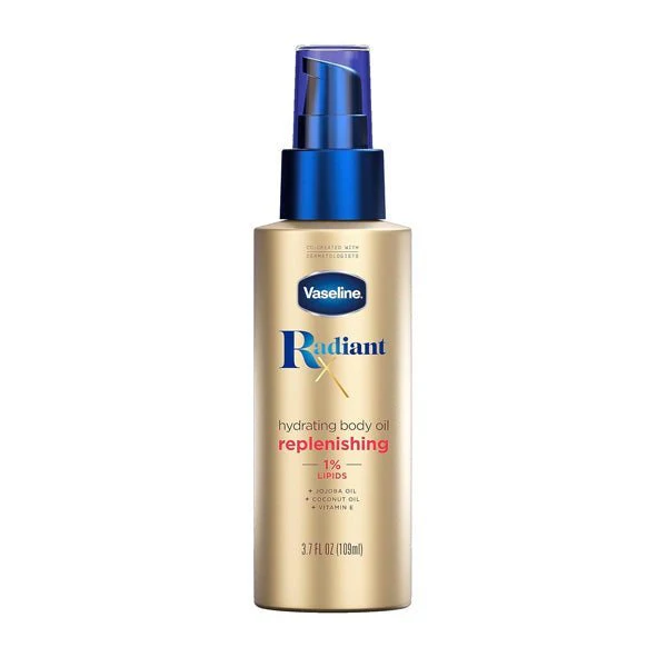 Vaseline Radiant X Replenishing And Hydrating Body Oil - 3.7oz - (C) - Mose Wig