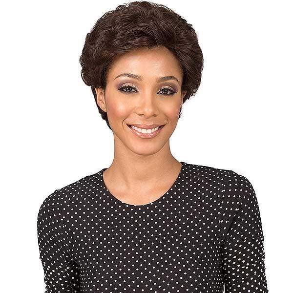 Bobbi Boss Designer Mix Human Hair Blend Full Hand-Tied Wig - MBD001 LOIS - Clearance - Mose Wig