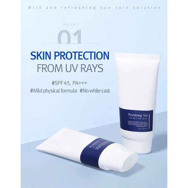 Pyunkang Yul ATO Mild Sun Cream 75ml/2.53oz - (C) - Mose Wig