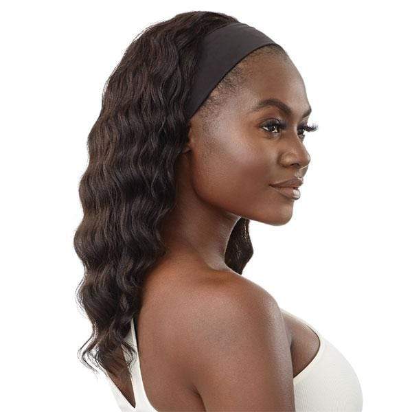 Outre 100% Human Hair Headband Wig - BODY WAVE 18