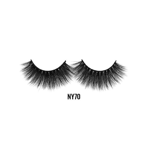 Laflare 3D NY Mink Hair Eyelashes - (C) - Mose Wig