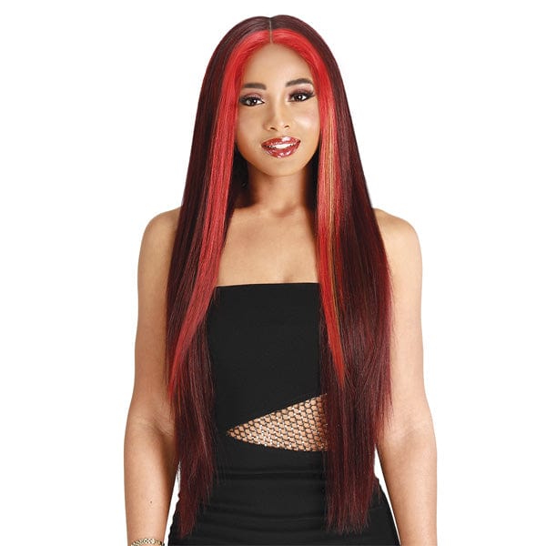 Zury Sis Human Hair Blend Natural Mix Glueless Lace Front Wig - PM LF HD NAS - Mose Wig