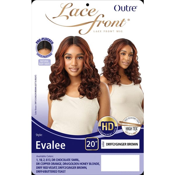 Outre Synthetic Swiss HD Lace Front Wig - EVALEE - Mose Wig
