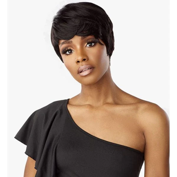 Sensationnel Empire Salt & Pepper 100% Human Hair Celebrity Series Wig - DENIA - Mose Wig
