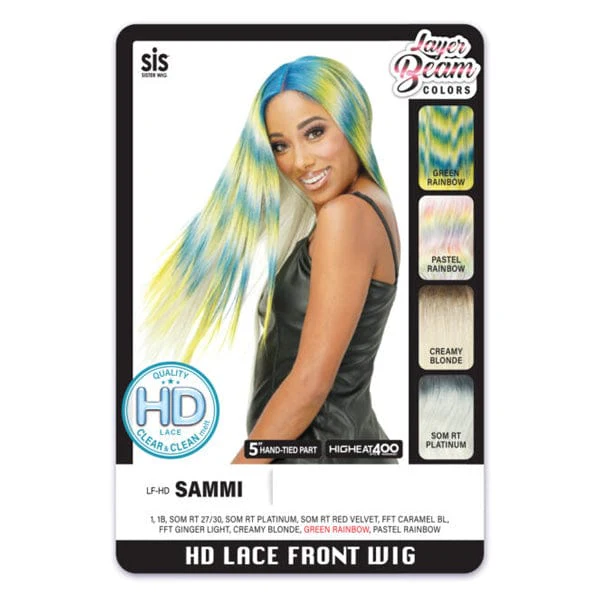Zury Sis Layer Beam Colors Synthetic HD Lace Front Wig - SAMMI - Mose Wig