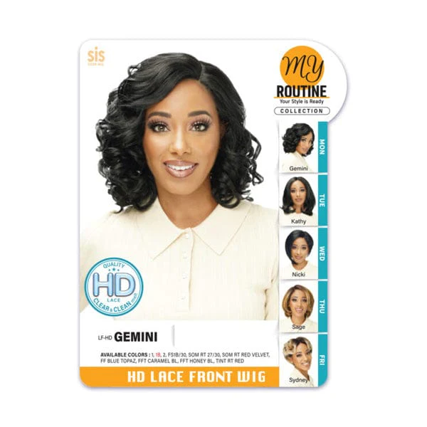 Zury Sis My Routine Synthetic HD Lace Front Wig - LF HD GEMINI - Mose Wig