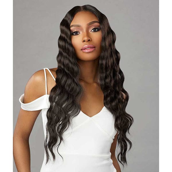 Sensationnel Butta Human Hair Blend Lace Front Wig - LOOSE CRIMP 28