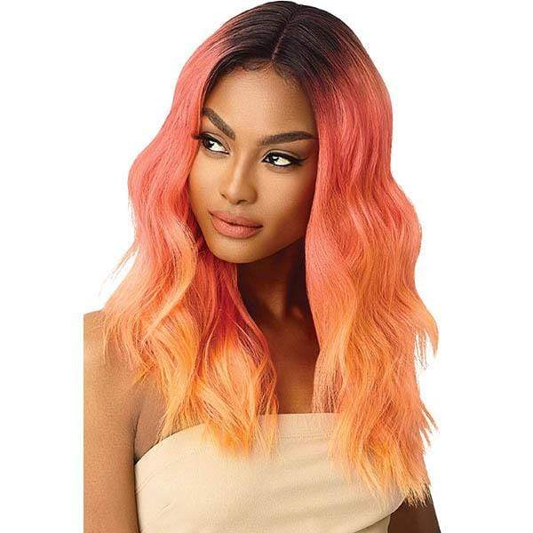 Outre Color Bomb Synthetic Swiss Lace Front Wig - CELESTE - Mose Wig