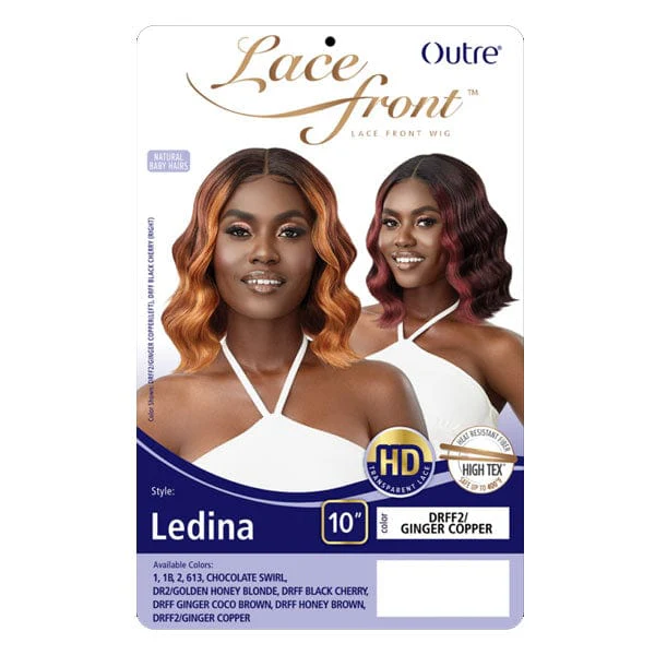 Outre Synthetic Swiss HD Lace Front Wig - LEDINA - Mose Wig