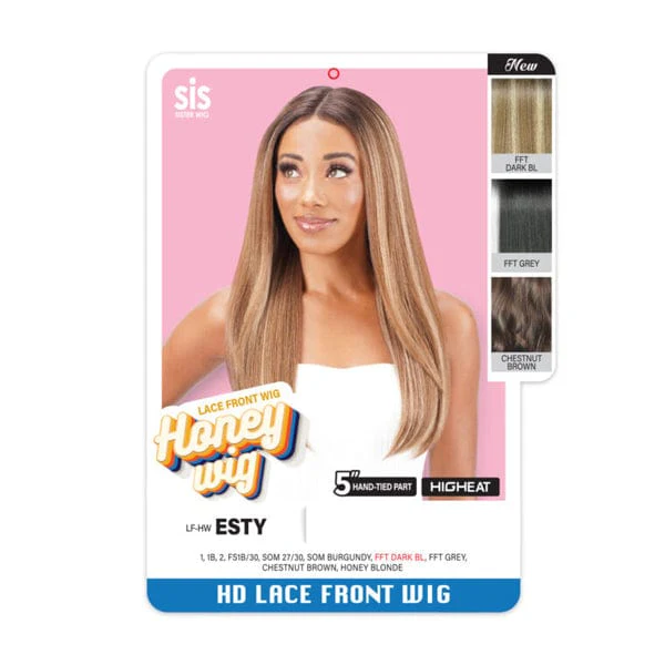 Zury Sis Honey Wig Synthetic HD Lace Front Wig - LF HW ESTY - Mose Wig