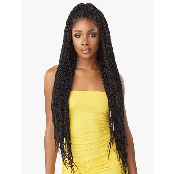 Sensationnel Cloud 9 Synthetic 100% Full Hand-Tied Braided Lace Wig - SENEGAL TWIST 36