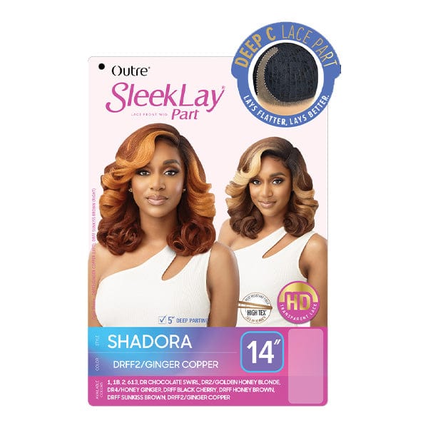 Outre Synthetic Sleeklay Part HD Lace Front Wig - SHADORA - Clearance - Mose Wig