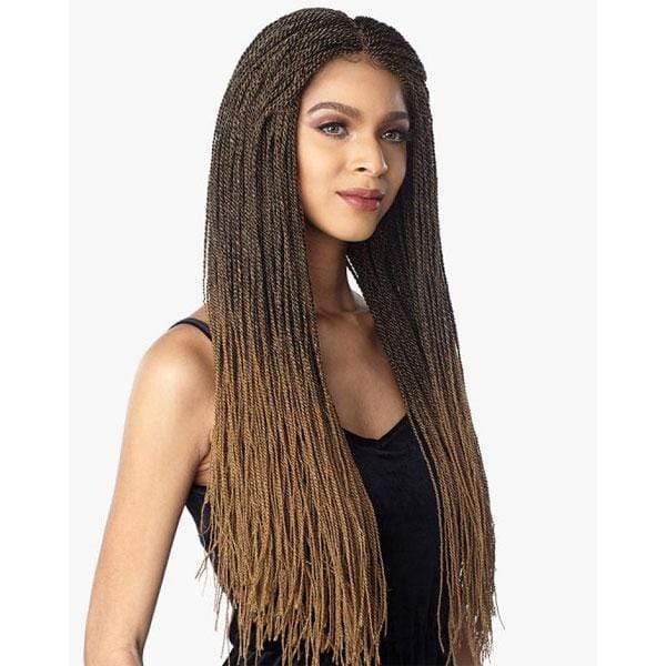 Sensationnel Cloud9 4x4 Part Swiss Braided Lace Wig - MICRO TWIST - Mose Wig