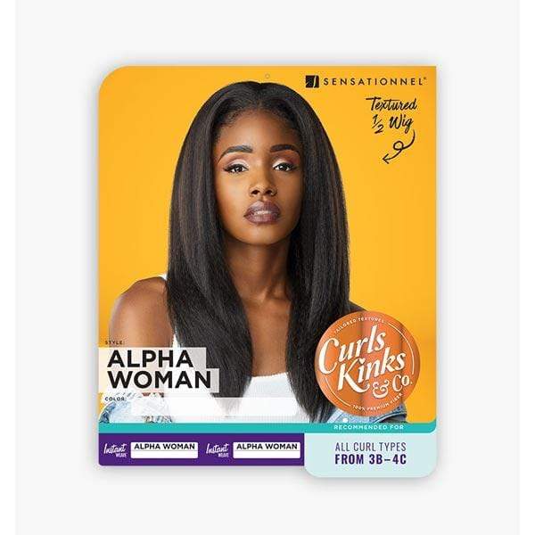 Sensationnel Synthetic Curls Kinks & CO Instant Weave Half Wig - ALPHA WOMAN - Mose Wig