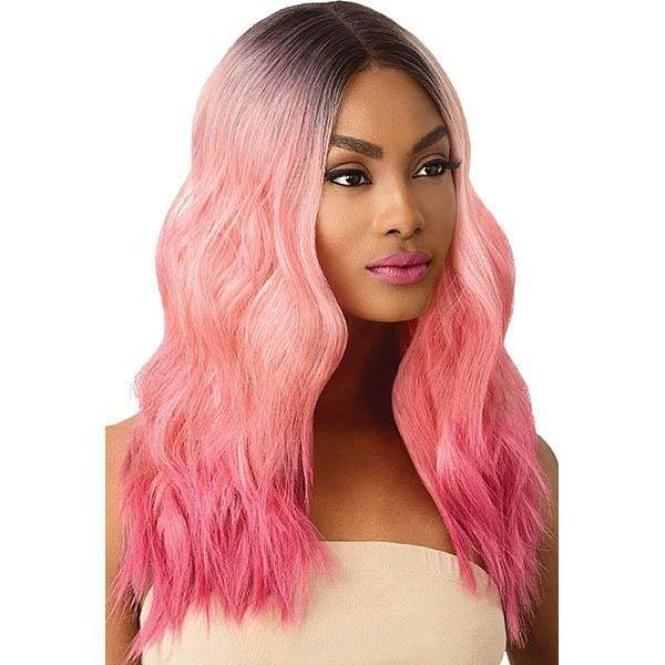 Outre Color Bomb Synthetic Swiss Lace Front Wig - CELESTE - Mose Wig