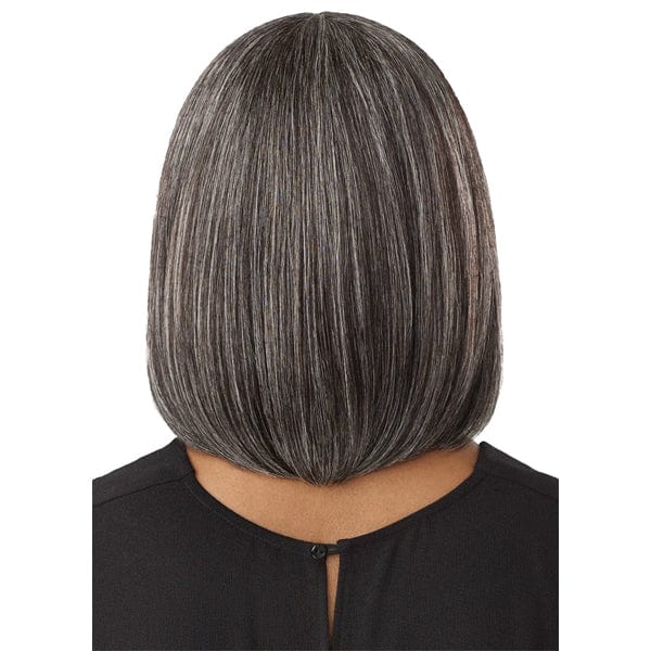 Outre 100% Human Hair Fab & Fly Gray Glamour Full Cap Wig - HH DERIA - Mose Wig