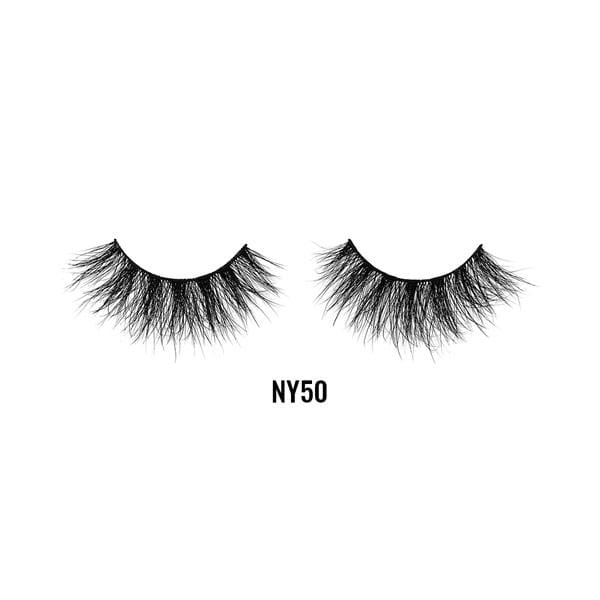 Laflare 3D NY Mink Hair Eyelashes - (C) - Mose Wig