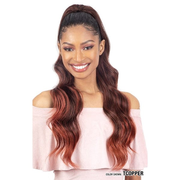 Freetress Equal Synthetic Lite Drawstring Ponytail - LUXY WAVE 28