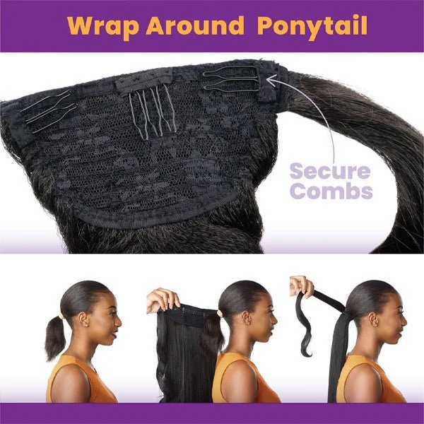 Sensationnel Synthetic Ponytail Lulu Pony Wrap - WRAP 009 - Mose Wig