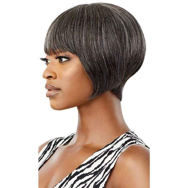 Outre 100% Human Hair Fab & Fly Gray Glamour Wig - HARRIET - Mose Wig