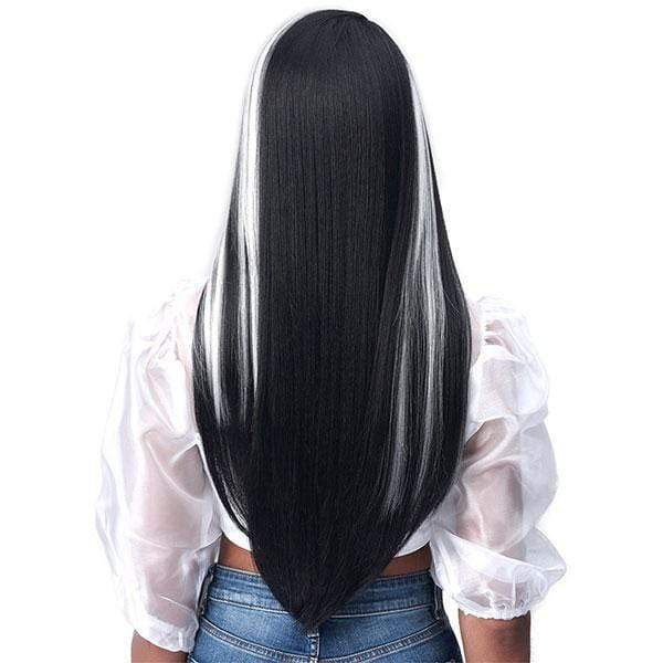 Bobbi Boss Synthetic Chunky Highlights Lace Front Wig - MLF553 SAFFRON - Mose Wig