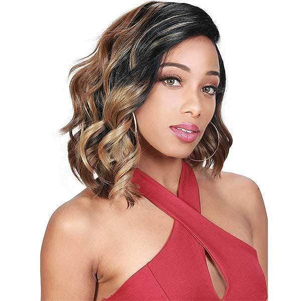 Zury Sis Sassy Half Moon Part Synthetic Hair Wig - SASSY HM H MILIO - Clearance - Mose Wig
