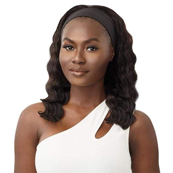 Outre 100% Human Hair Headband Wig - BODY WAVE 18