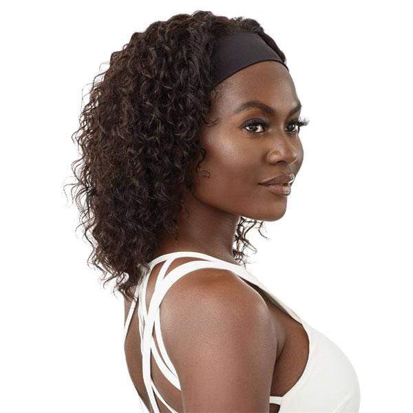 Outre 100% Human Hair WET & WAVY Headband Wig - DEEP WAVE 14