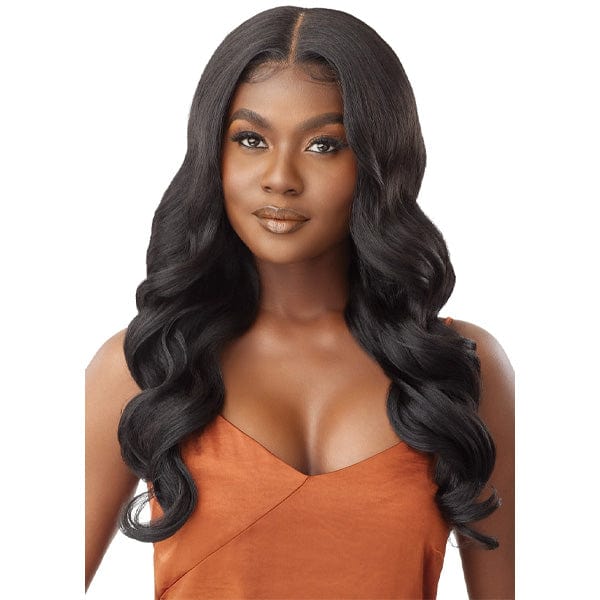 Outre Human Hair Blend 5x5 Lace Closure Wig - HHB BODY CURL 24