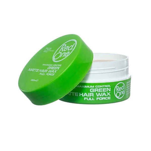 REDONE - Maximum control Green Matte Hair Wax Full Force - 5oz/150ml - (C) - Mose Wig