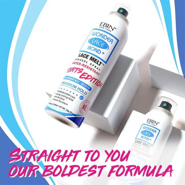 Ebin New York - Wonder Lace Bond Lace Melt Aerosol Spray - SPORTS EDITION - (C) - Mose Wig