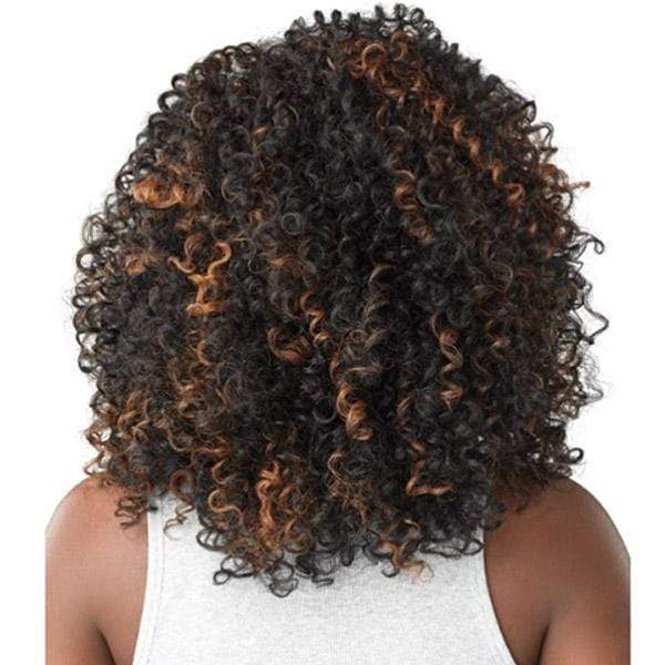 Sensationnel Instant Weave Curls Kinks & CO Synthetic Half Wig - CURLY 3B-3C SHOW STOPPER - Clearance - Mose Wig