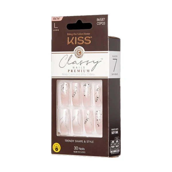 KISS Premium Classy Nails - Stunning-CSP03-L - (C) - Mose Wig