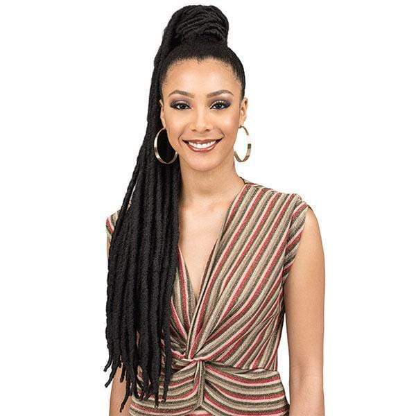 Bobbi Boss Synthetic Speedy Up do Drawstring Ponytail - SPUP42 FAUX LOC L - Mose Wig