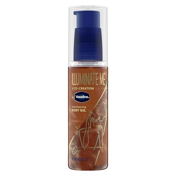 Vaseline - Illuminate Me Shimmering Body Oil - 3.3oz - (C) - Mose Wig